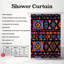 Rideau de douche standard 1 pièce Bold Aztec Designs-1069707513