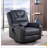 Zero Gravity Power Recliner with comfortable lying degree, Massage, Heating and Phone Holder-1342232920