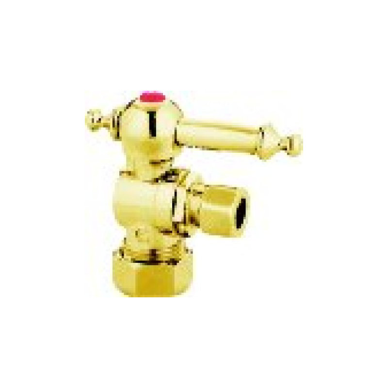 Robinet pour salle de bain à un trou, Laiton poli