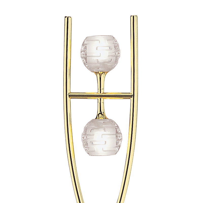 Vena 170cm Novelty Floor Lamp, Polished Brass