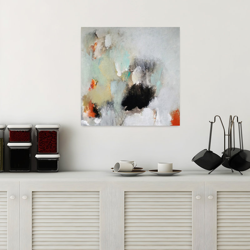 Just Let Go, art abstrait contemporain, H 18 po x l 18 po