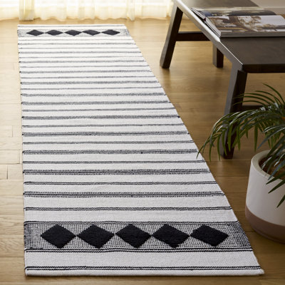 Tapis rayé en coton Breckenridge
