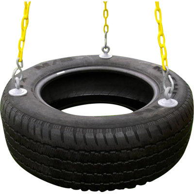 Tire Swing with Chains and Hooks