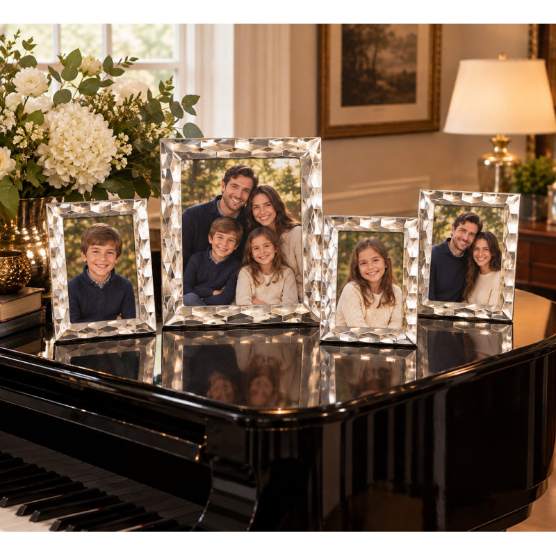 Lewellyn Single Picture Frame, Silver, 4" x 6"