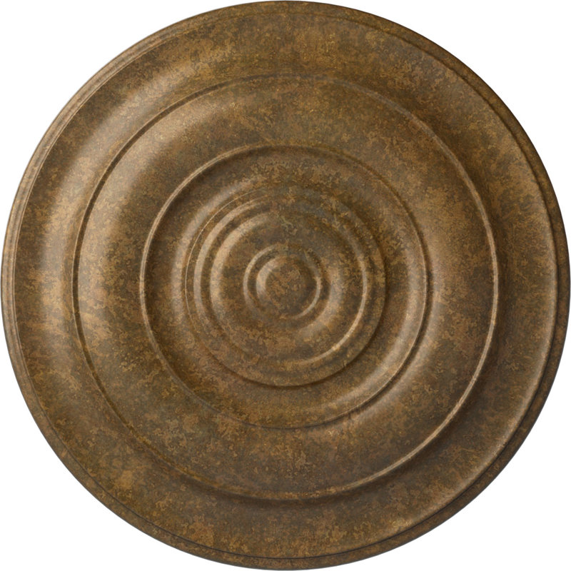 Médaillon de plafond Niobe 18 "x P 1 1/2" (convient aux auvents jusqu'à 8 5/8 "), Bronze huilé
