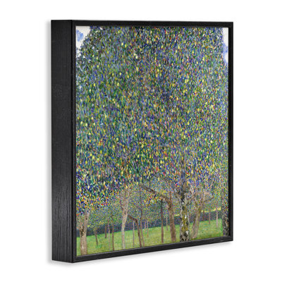 Abstrait mosaïque abstraite encadrée par Gustav Klimt