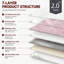 Carrelage mural auto-adhésif en PVC 9,05 po x 11,41 po Viby Pink-129942296