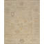 Oushak Hand-Knotted Blue Wool Area Rug-1854707803