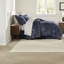 Ensembles de literie pour grand lit de qualité supérieure, jacquard de polyester bleu marine, style maison moderne