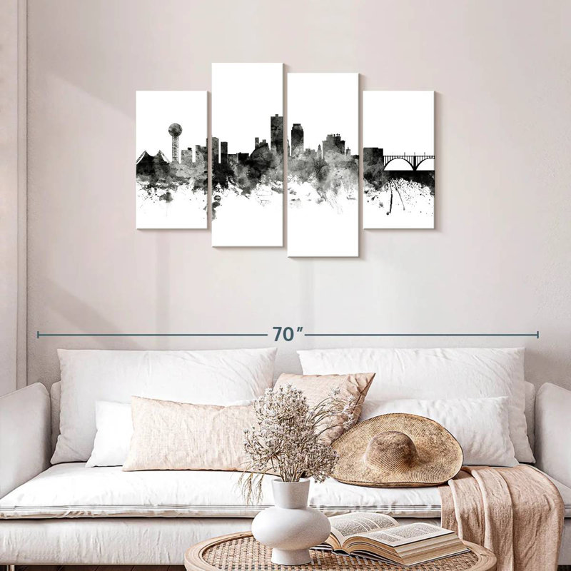 Nicci Knoxville, Tennessee Skyline II, H 27 po x l 43 po