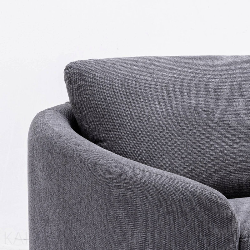 Gray Linen Sofa