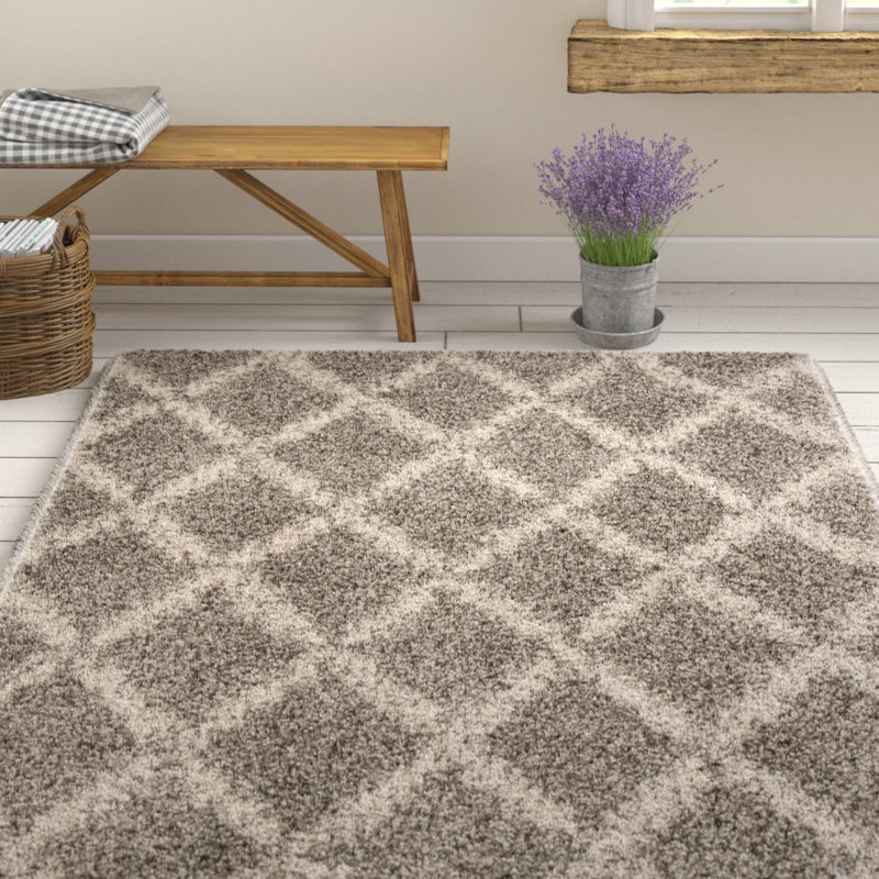 Hudson Shag Performance Geometric Rug, Rectangle 5' x 7'