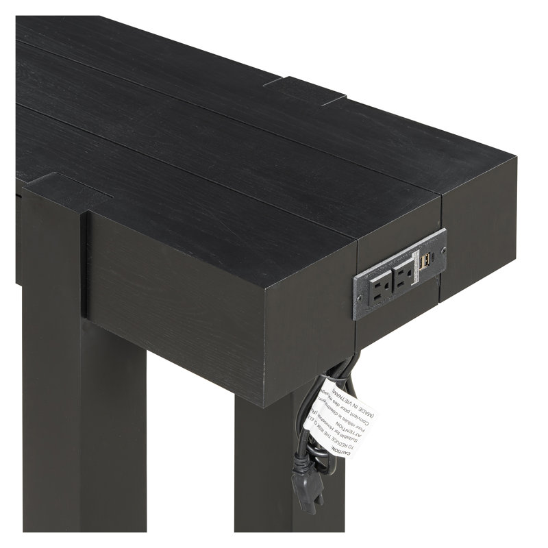 Console Rustic Minimalist Wood