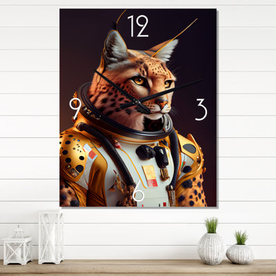 Hidemi - Animals Cat Wall Clock Oversized