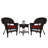 Herscher Square Outdoor Side Table , 17'' in. W 17'' in. D-1114338056