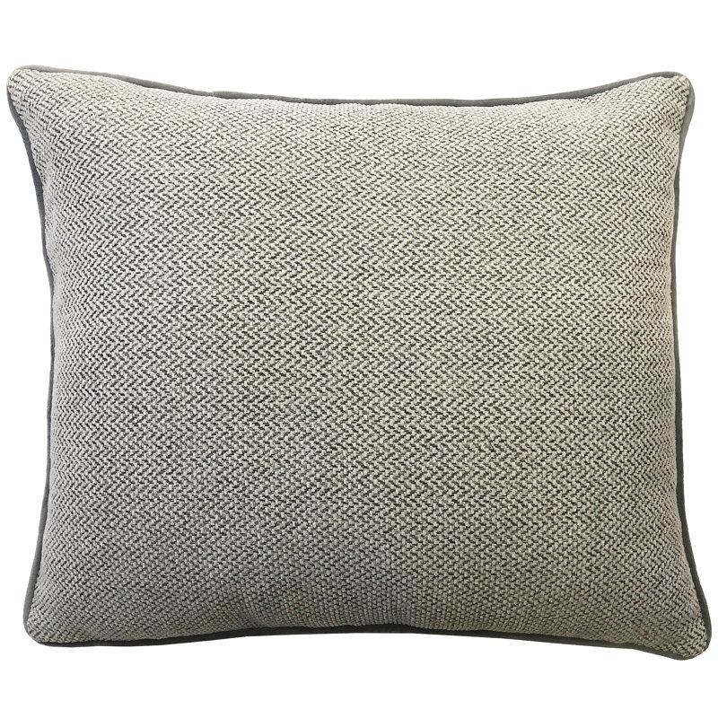 Zena Lumbar Pillow Cover & Insert, Gray