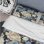 Ensemble de housse de couette à motif floral bleu rétro Finesse-501449360