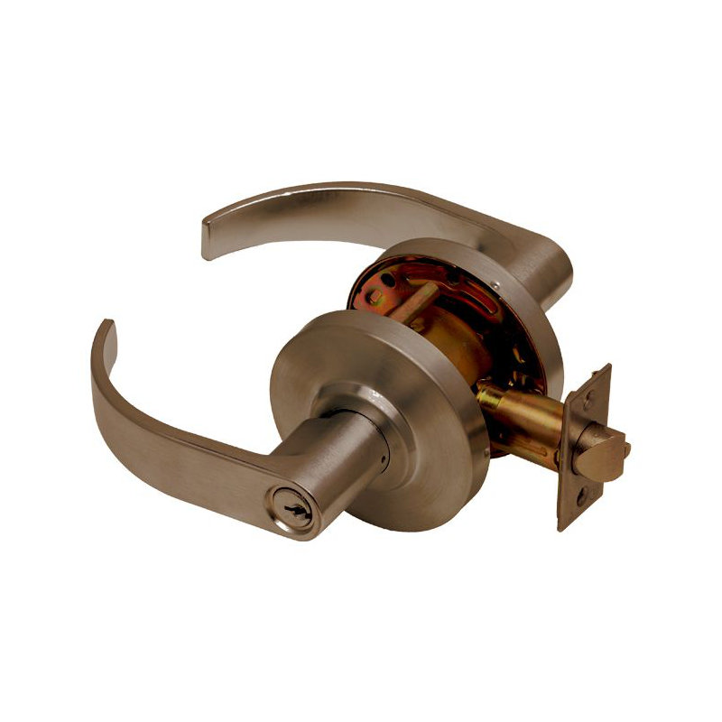 Keyed Door Lever, Oil Rubbed Bronze