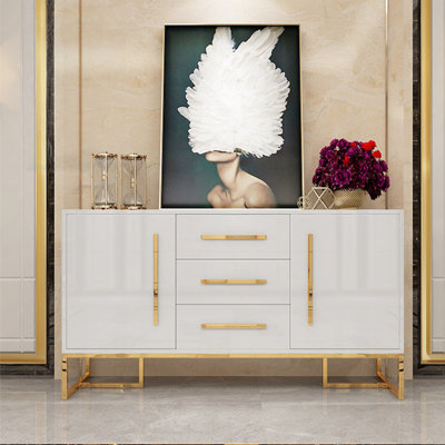 Luxury-Style Storage Side Cabinet