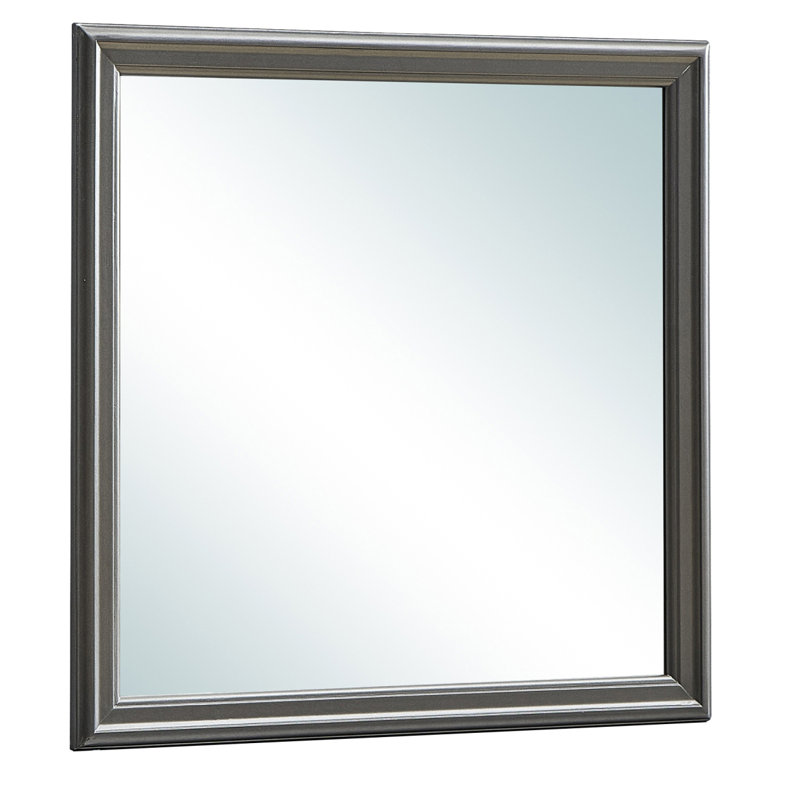 Miroir Lorana G6502-M, noir métallique