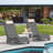 Ariel Aquawave Outdoor Chaise Lounge (Set Of 2)-1318130582