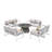 Dejuna 8 - Person Patio Conversation Set with Cushions-482164641