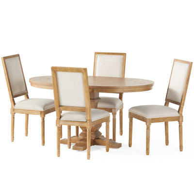 Burrill Pedestal Dining Set