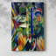 «The Little Mountain Goats» - toile tendue par Franz Marc-253716284