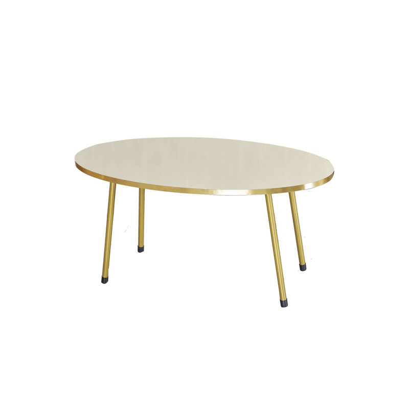 Melany 35cm Console Table, Cream White