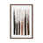 Classic Brown Wood Framed Canvas selected