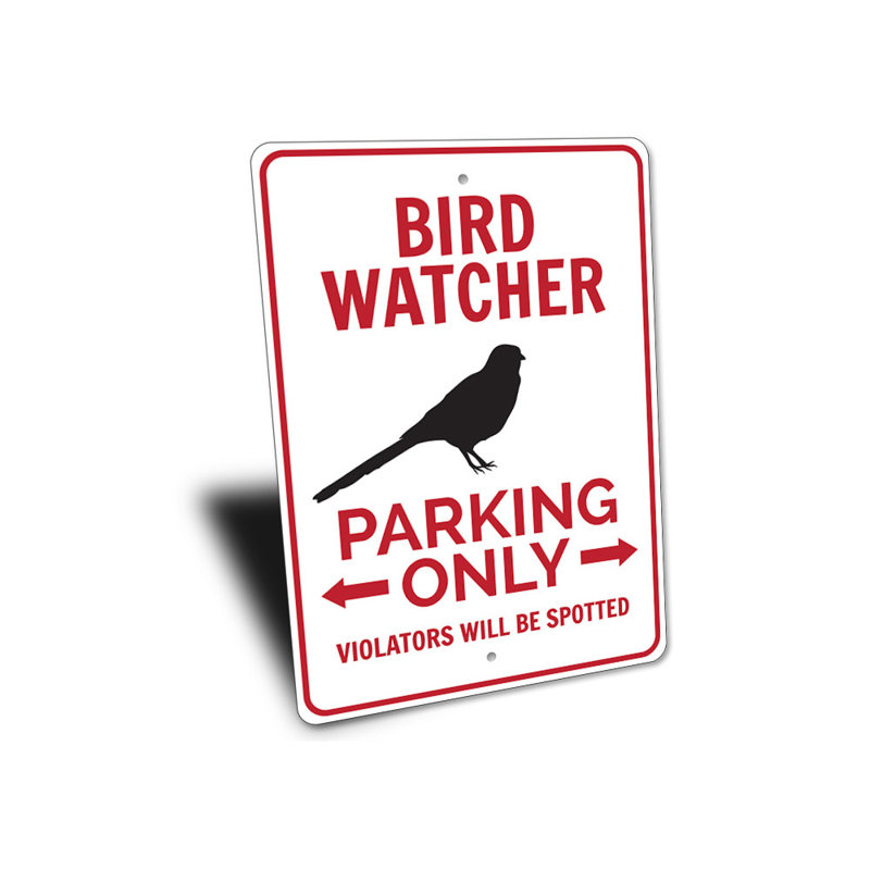 Panneau en aluminium Bird Bird, H 14 po x l 10 po x P 0,04 po