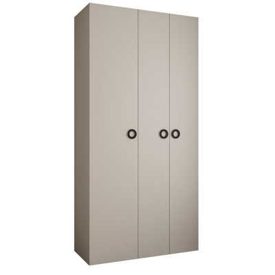 3 Door Manufactured Wood Wardrobe