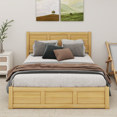 Piercesare Full Size Wood Platform Bed with Underneath Storage and 2 Drawers -  Red Barrel StudioÂ®, 7B58E0E68EBB41329725CDC426AE6CC3