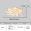 Izzabella 14-Light 91.44cm Acrylic LED Flush Mount