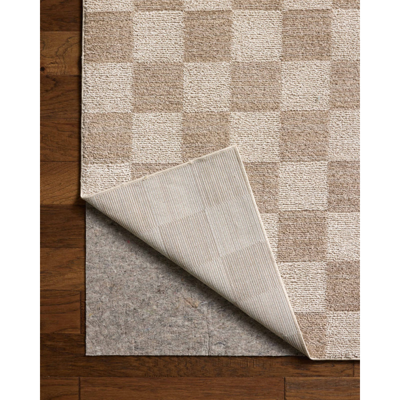 Tapis galet / ivoire Chris Loves Julia x Loloi Calvin, Rectangle 7 pi 10 po x 10 pi