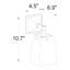 Quattro 1 - Light Armed Sconce
