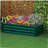 Outsunny Raised Garden Bed, 4' x 2' x 1' Galvanized Planter Box Raised Bed for Vegetables, Flowers, Plants and Herbs, Green-1080802360-1080802359