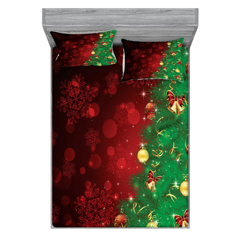 Microfiber Sheet Set, Queen Sheet Set with Fitted Sheet