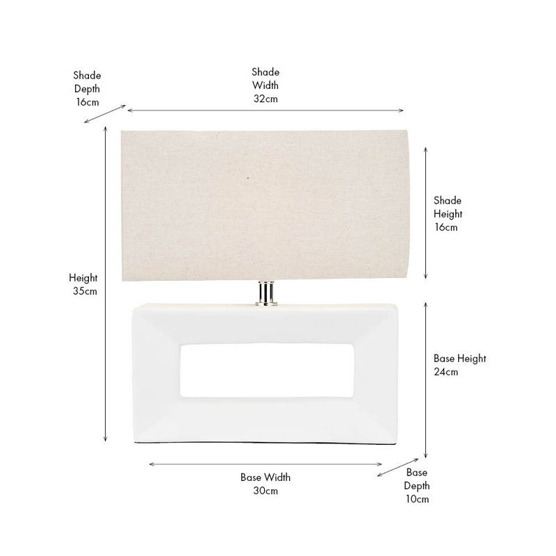 Wyona Ceramic Table Lamp