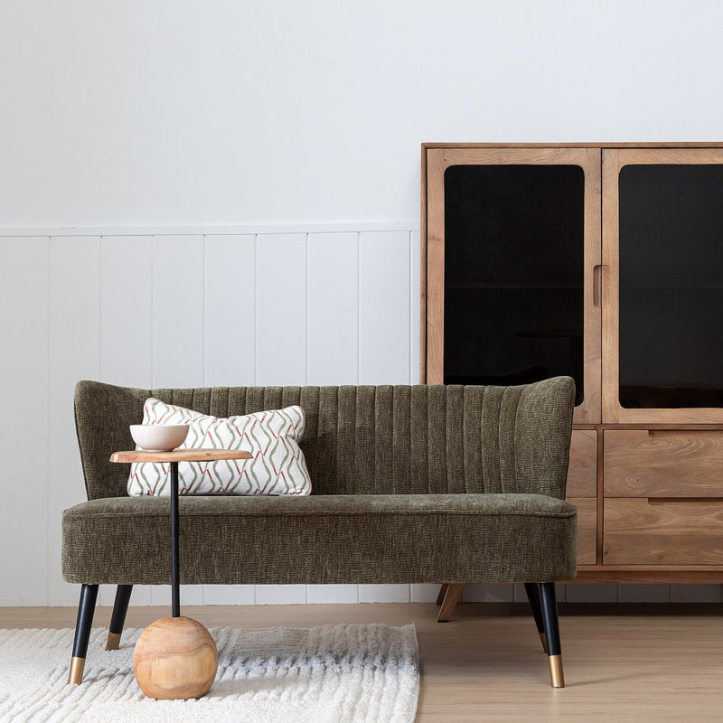 Kiskimere 2 Seater Sofa, Green