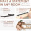 Tablettes flottantes pour le mur, tablettes murales en bois massif de qualité supérieure avec supports robustes, ensemble de 2, tablettes de salle de bain pour la décoration intérieure-965832215