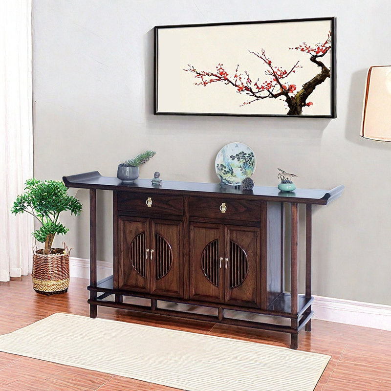 Large Capacity Solid Wood Sideboard