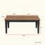 Table de salle à manger, grande table de cuisine extensible de 106,3 po-1060196732