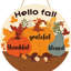Décoration de porte 11 po Welcome to Autumn