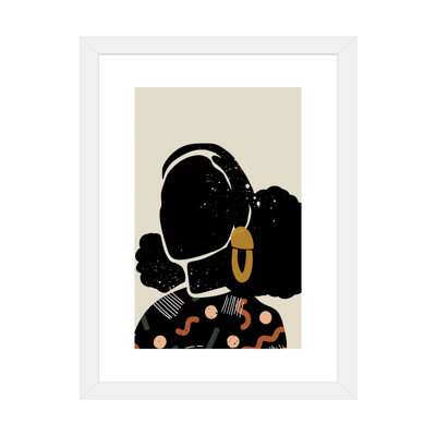 Black Hair IV - impression d'art graphique