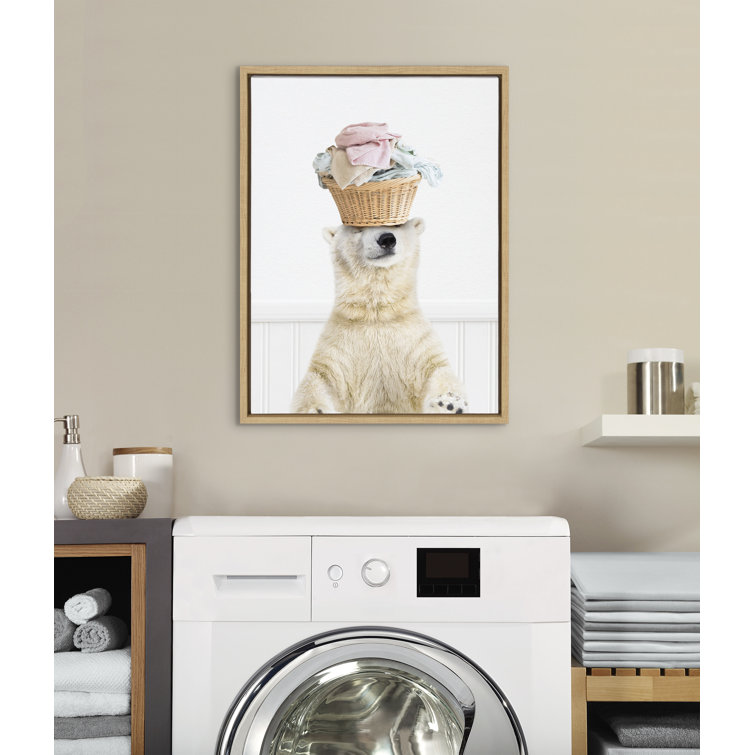 Trinx Sylvie Sorting Life Polar Bear Framed Canvas by Amy Peterson Art  Studio 18x24 Wayfair