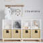 Foldable Plastic Wicker Basket Set-93836473