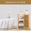 Crumrine Bamboo Bolt Bathroom Cabinet