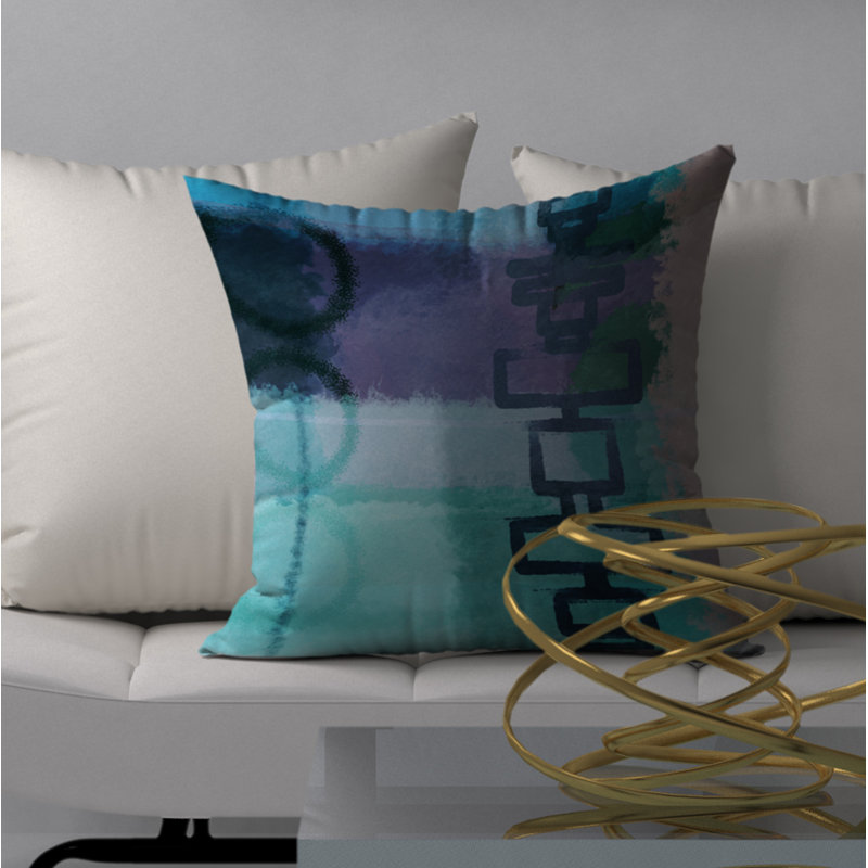  Housse de coussin carré et insert, 18" x 18"