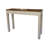 Hand-crafted Solid Wood White Washed Console Table With Drawer